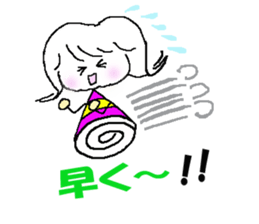 Words of the pretty girl. sticker #2394831