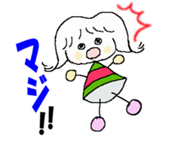 Words of the pretty girl. sticker #2394833