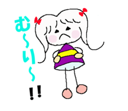 Words of the pretty girl. sticker #2394843