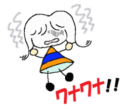 Words of the pretty girl. sticker #2394844