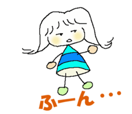 Words of the pretty girl. sticker #2394849