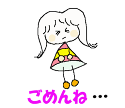 Words of the pretty girl. sticker #2394851