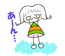 Words of the pretty girl. sticker #2394854