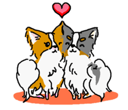 Pretty Papillon sticker #2395139