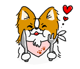 Pretty Papillon sticker #2395157