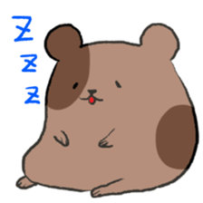 Cute hamsters sticker #2395417