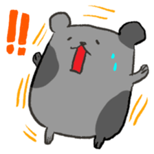 Cute hamsters sticker #2395418