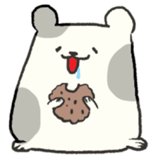 Cute hamsters sticker #2395419