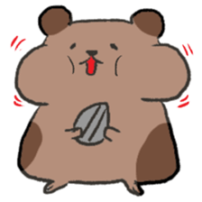 Cute hamsters sticker #2395420