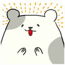 Cute hamsters sticker #2395423