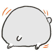 Cute hamsters sticker #2395424