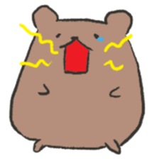 Cute hamsters sticker #2395425