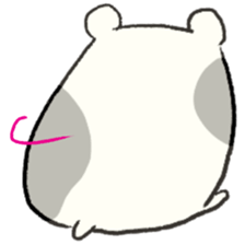 Cute hamsters sticker #2395428