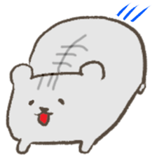 Cute hamsters sticker #2395429