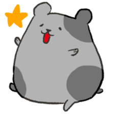 Cute hamsters sticker #2395431