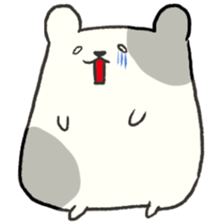 Cute hamsters sticker #2395433