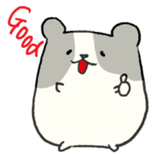 Cute hamsters sticker #2395440