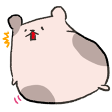 Cute hamsters sticker #2395443