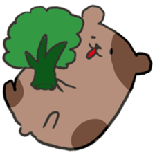 Cute hamsters sticker #2395446