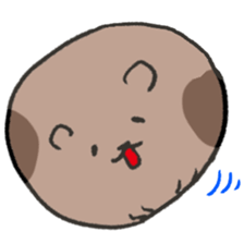 Cute hamsters sticker #2395448