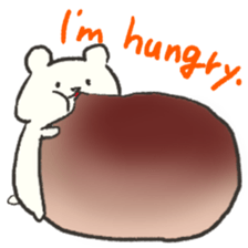 Cute hamsters sticker #2395450