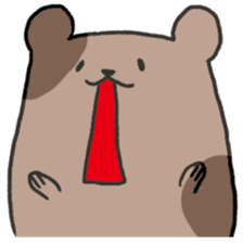 Cute hamsters sticker #2395455