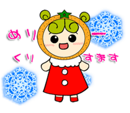 Fruit girl's sticker #2395462