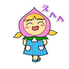 Fruit girl's sticker #2395468