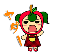 Fruit girl's sticker #2395470