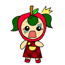 Fruit girl's sticker #2395473