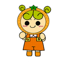 Fruit girl's sticker #2395475