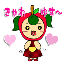 Fruit girl's sticker #2395484