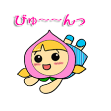 Fruit girl's sticker #2395489