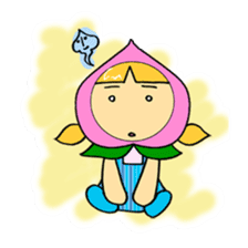 Fruit girl's sticker #2395491