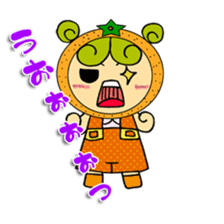 Fruit girl's sticker #2395494