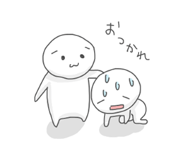 rice cake character sticker sticker #2395783