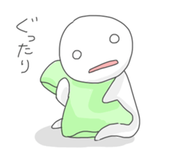 rice cake character sticker sticker #2395793