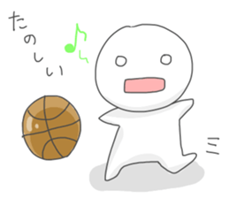 rice cake character sticker sticker #2395801