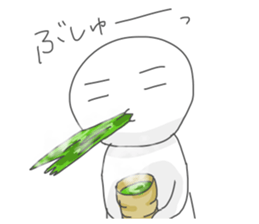 rice cake character sticker sticker #2395804