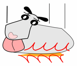 slipper penguin sticker #2396026