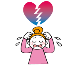 Woman's mind Daily life sticker #2396258