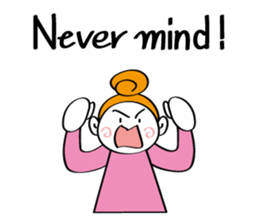 Woman's mind Daily life sticker #2396263