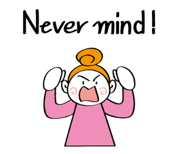 Woman's mind Daily life sticker #2396263