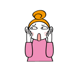 Woman's mind Daily life sticker #2396265