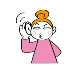 Woman's mind Daily life sticker #2396266