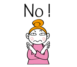 Woman's mind Daily life sticker #2396267