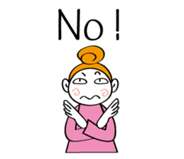 Woman's mind Daily life sticker #2396267