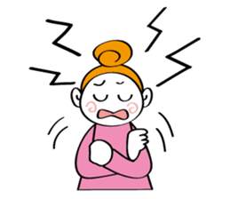 Woman's mind Daily life sticker #2396268