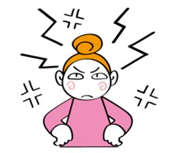 Woman's mind Daily life sticker #2396269