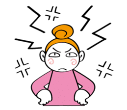 Woman's mind Daily life sticker #2396269